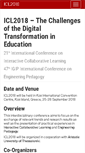 Mobile Screenshot of icl-conference.org